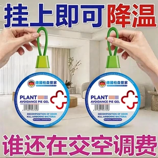 德国柏森管家避暑挂件降温神器免插电免电池高分子全自动吸热挂件