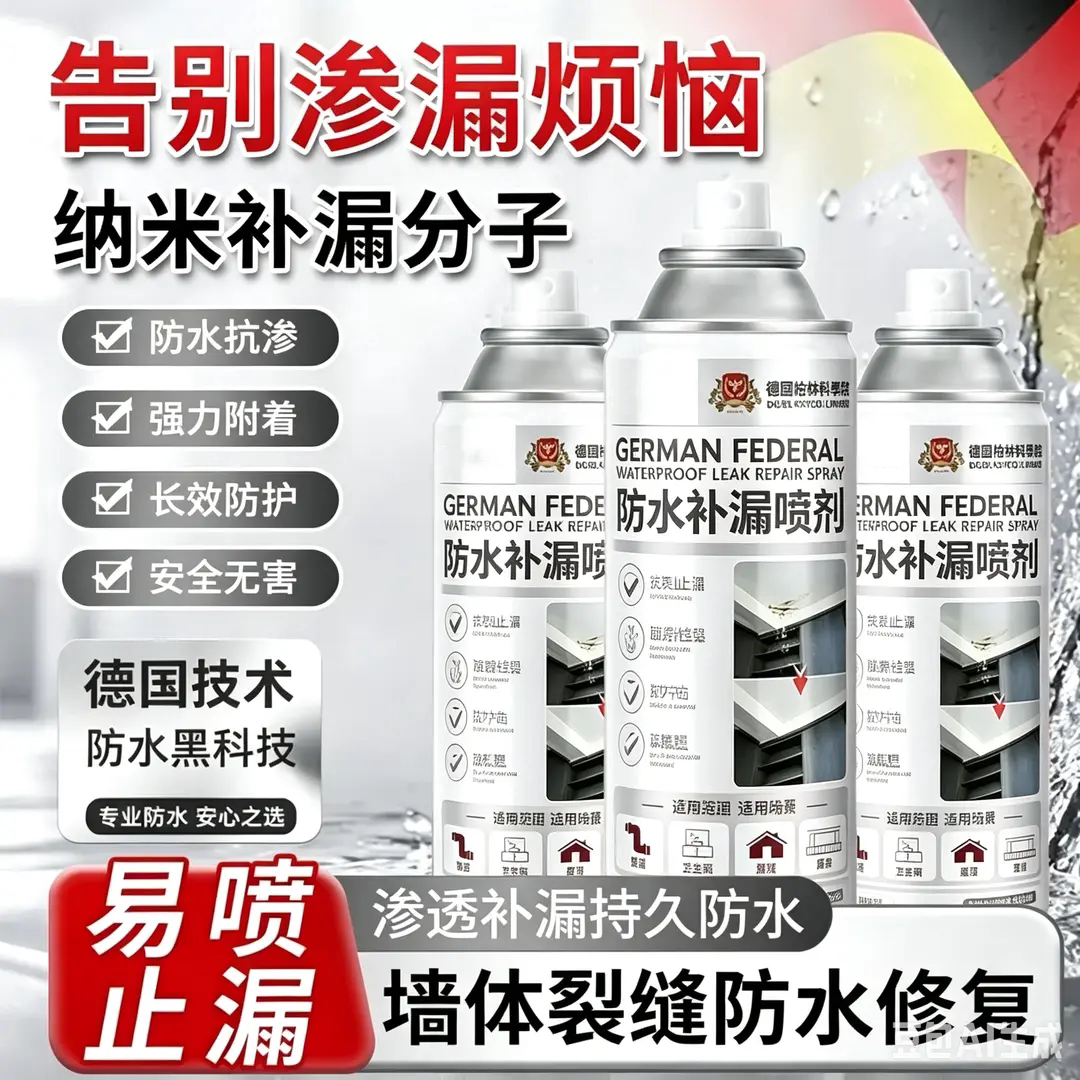 防水补漏喷剂墙体裂缝防水修复
