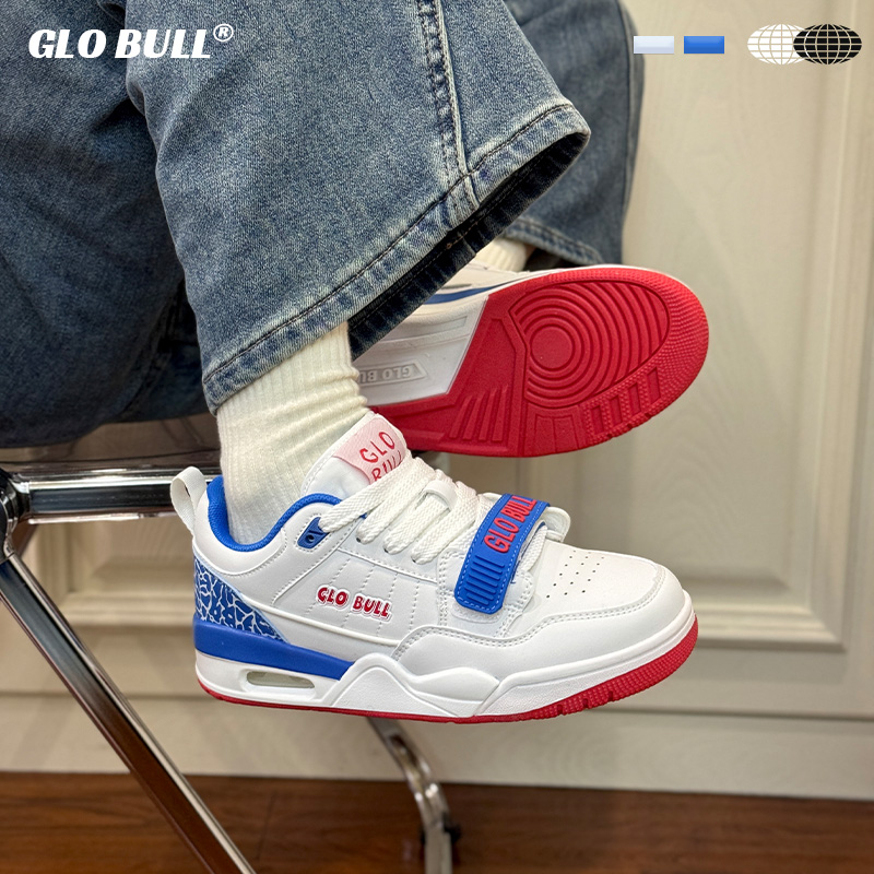 GLO BULL女款百搭学生板鞋女款2025新款春季新款鞋子厚底高帮女鞋
