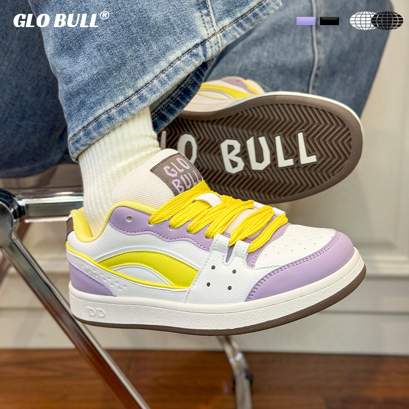 GLO BULL2025春秋新款小众原创潮流面包鞋女百搭运动鞋增高休闲鞋