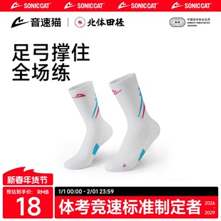 FIT支撑跑步袜子吸汗防臭专用 音速猫全能袜2AUTO 北体共研