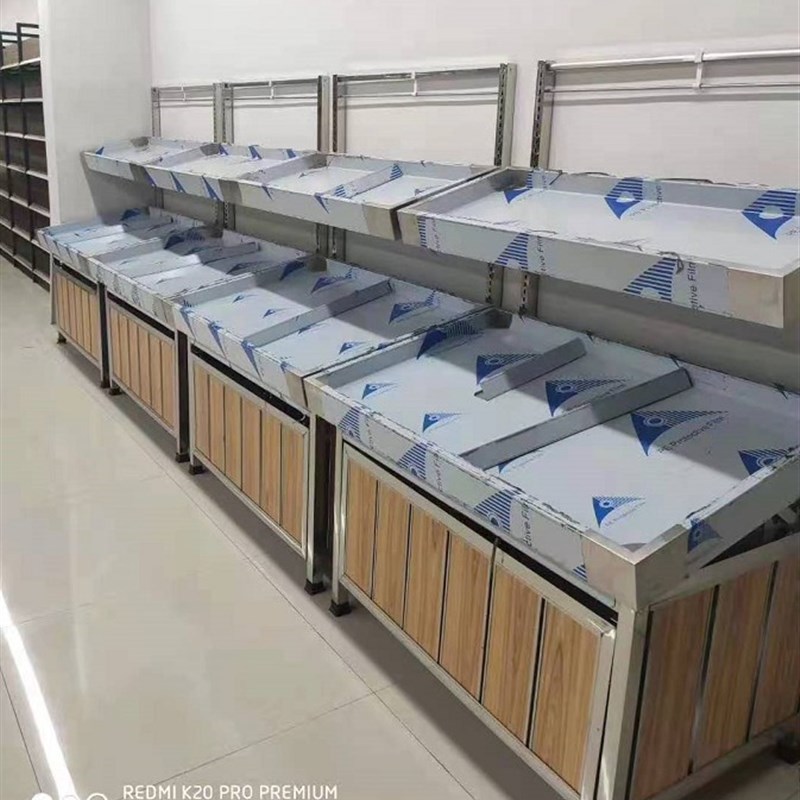 全不锈钢水果蔬菜架果蔬架超市生鲜货架水果展示架商场菜架专用