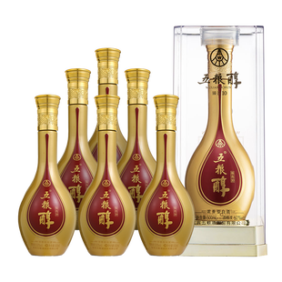 五粮浓香 五粮醇臻选10 浓香型白酒50度 500ml*6瓶整箱