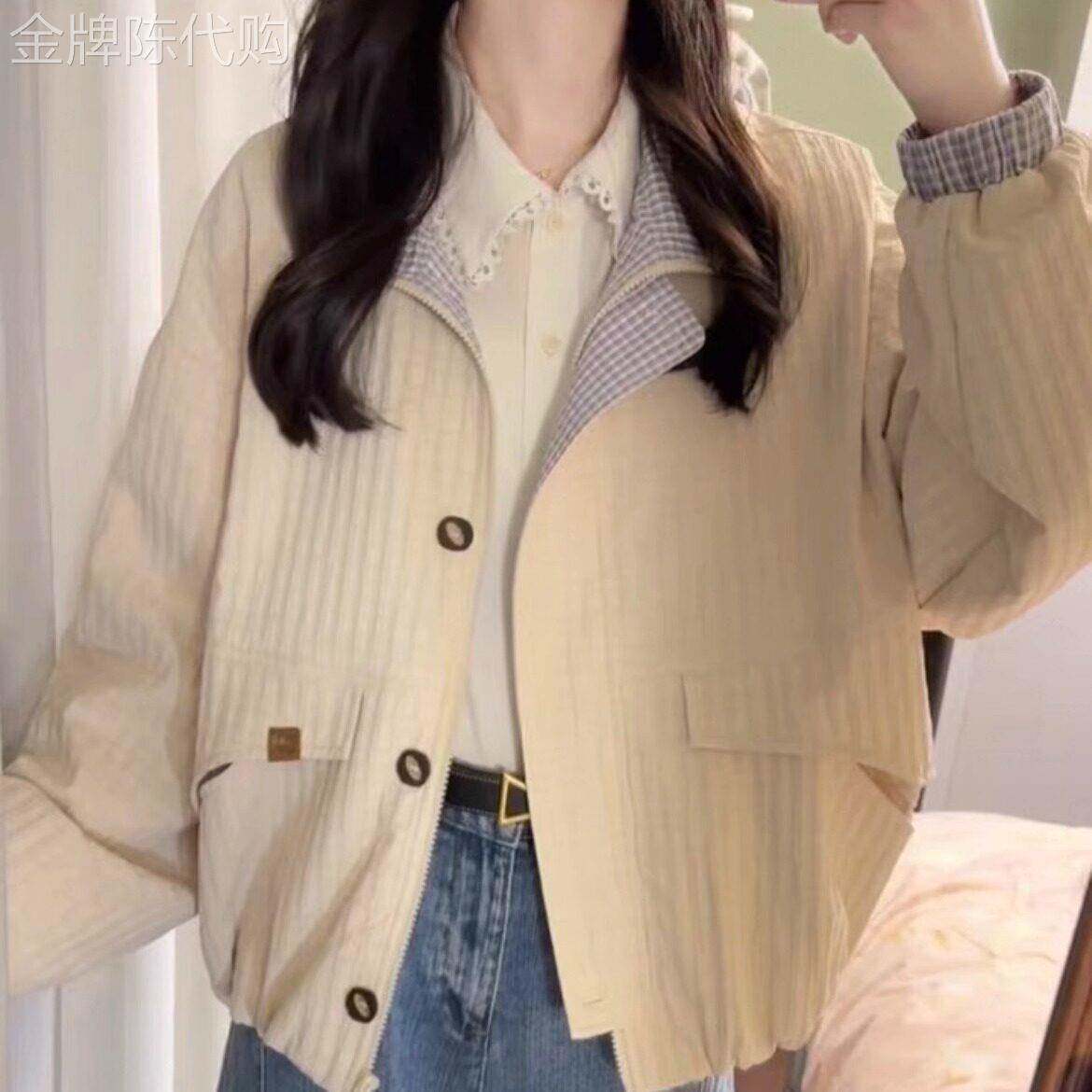 夹克外套女春秋薄款2025新款高级感小个子酷飒风洋气休闲短款上衣