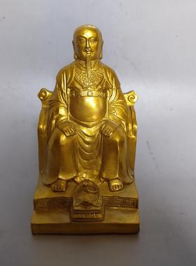 真武祖师爷玄天上帝铜像摆件家居