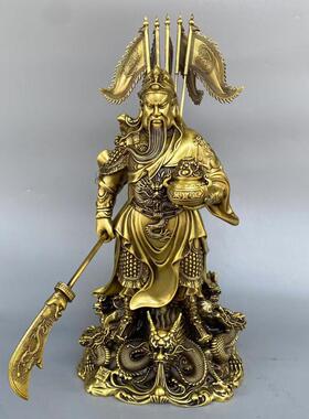 九龙关公托宝武财神招财家居门厅