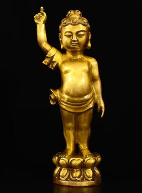 太子佛铜像摆件大号家居佛堂供奉