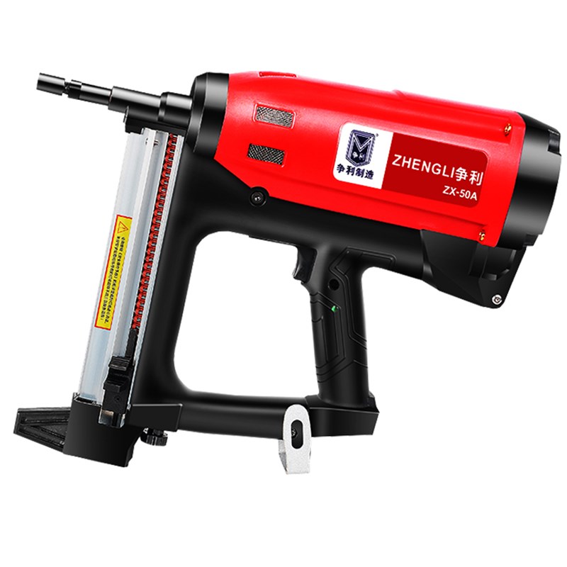 锂电电动钢钉枪j瓦斯射钉枪专用混凝土打钉枪吊顶水泥气钉枪排钉