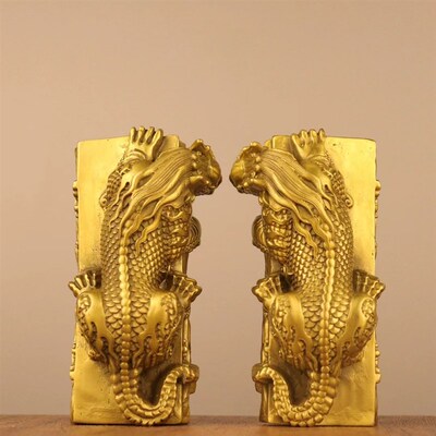纯铜蚣蝮龙生九子之一避水兽吸水吐水瑞兽酒N柜玄关办公室桌面摆