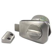 公共卫生间隔断五金配件加厚精铸C拉丝门锁有人无人厕所插销指示