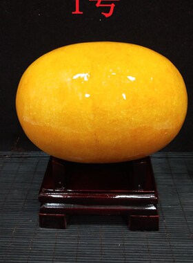 包邮风水黄色石头黄蜡石绿碧玉摆A件奇石原石客厅桌面高档摆放装