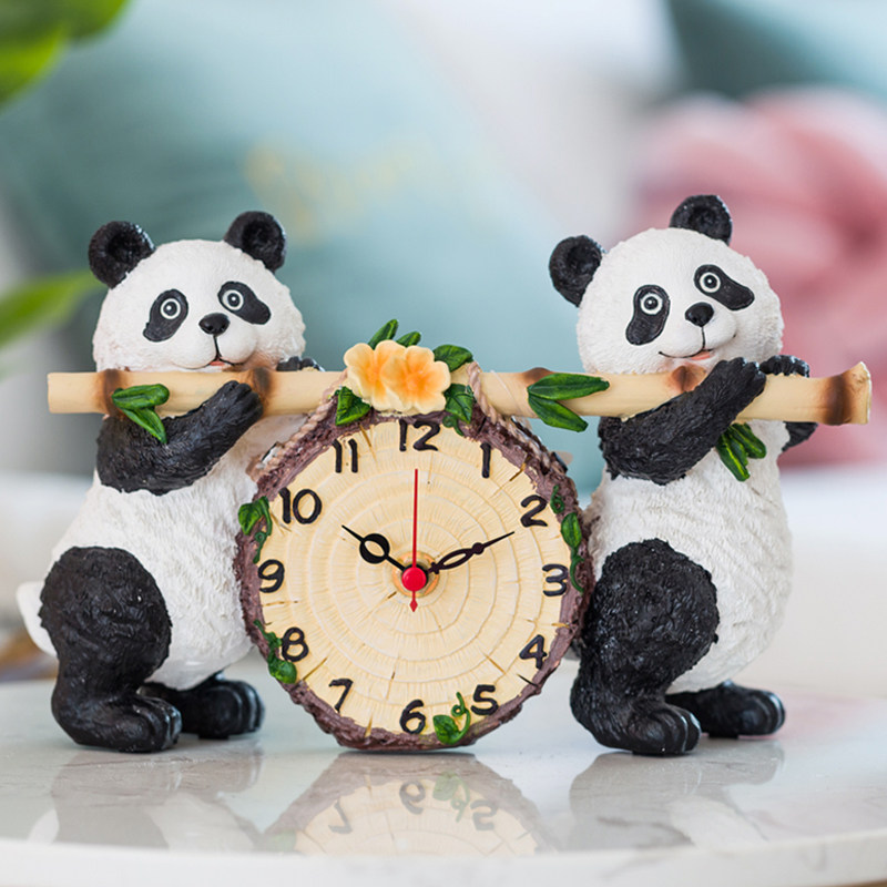 钟表摆件座钟个性创意欧式装饰表C客厅台钟摆台式小型卧室轻奢时,家居饰品,座钟,淘宝优惠券,粉丝福利购,淘宝优惠卷