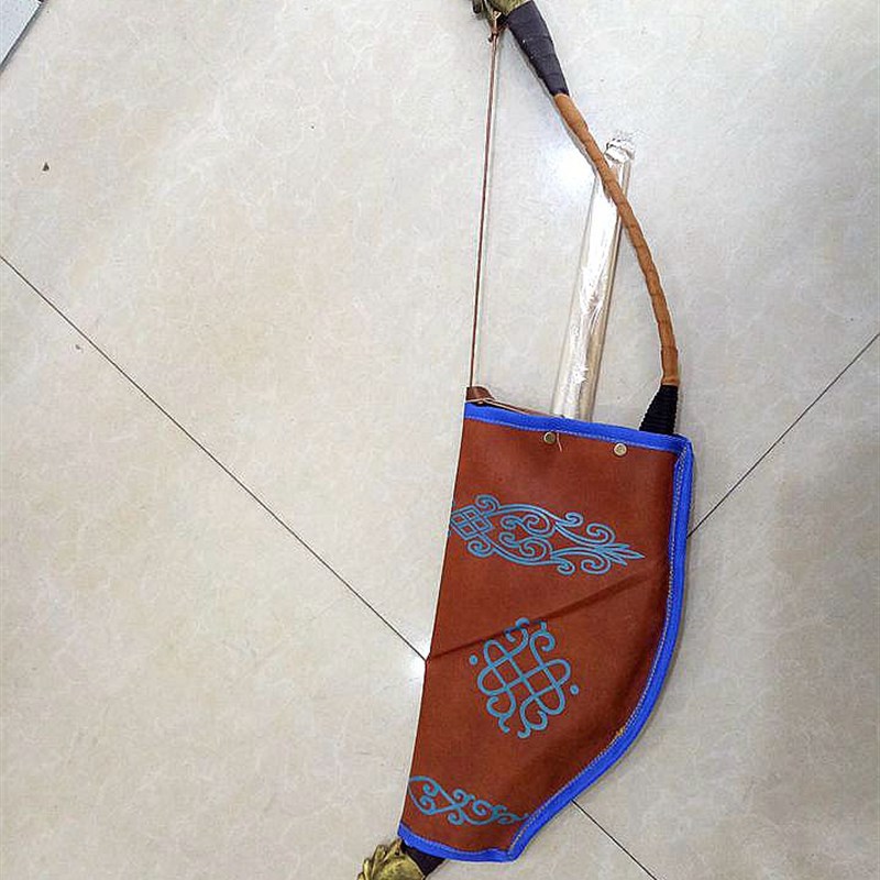 蒙古弓箭内蒙古特色马头弓箭蒙古包装饰J品儿童弓箭工艺品挂饰摆