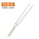不锈钢木柄烧烤签子羊肉串烤肉工具烤串用品铁签子扁签配件烧烤针