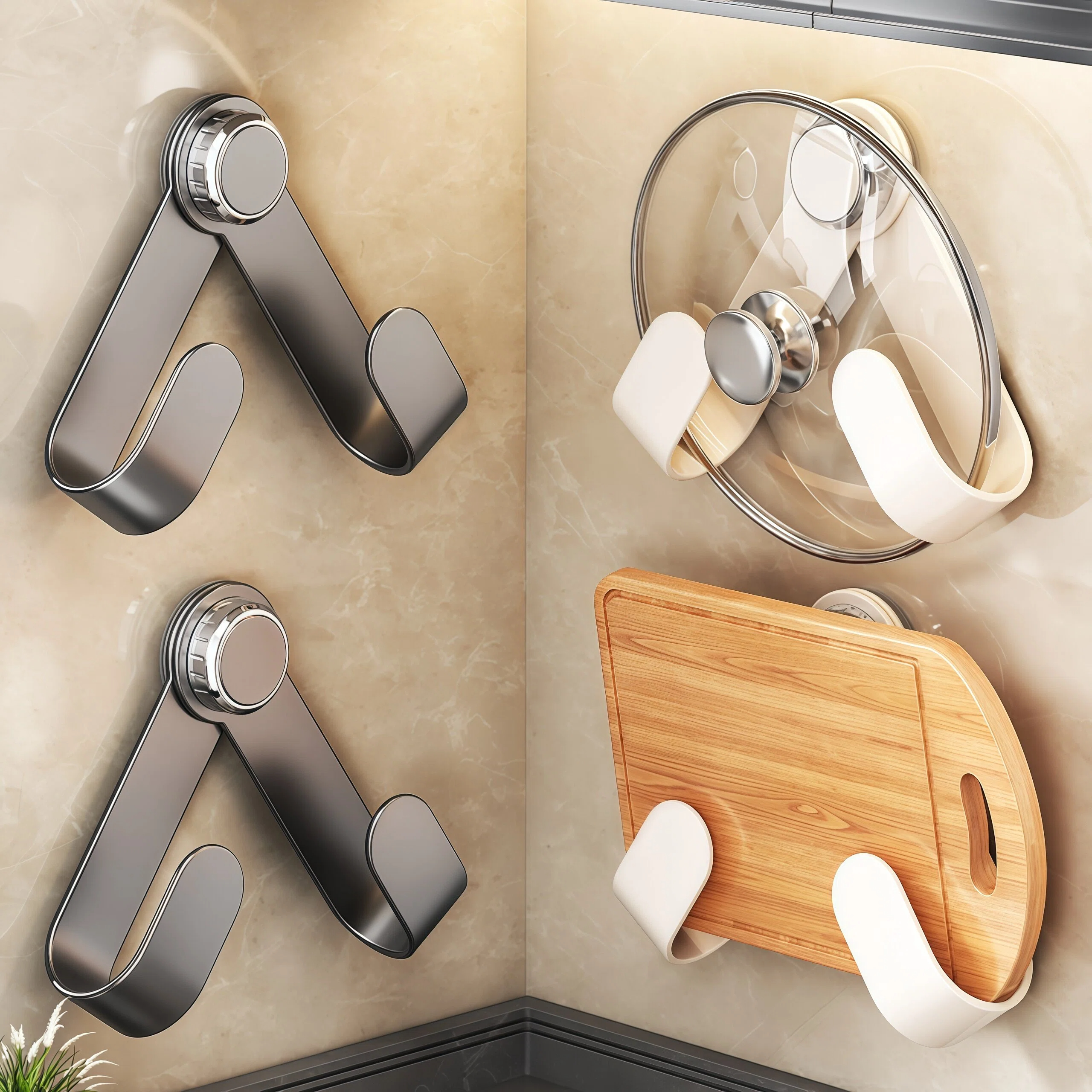 日本进口【严选品质】锅盖架图片
