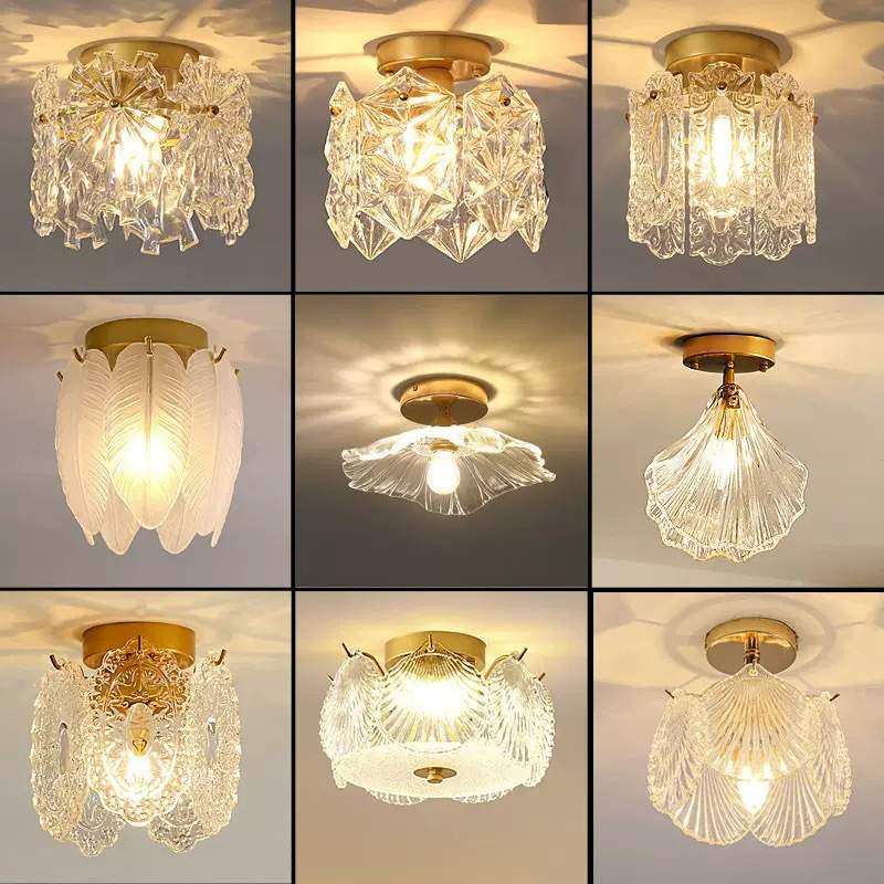 入户玄关过道吸顶灯后现代轻奢水晶衣帽间现代简约阳台走廊吸顶灯,电子元器件市场,其它元器件,淘宝优惠券,粉丝福利购,淘宝优惠卷