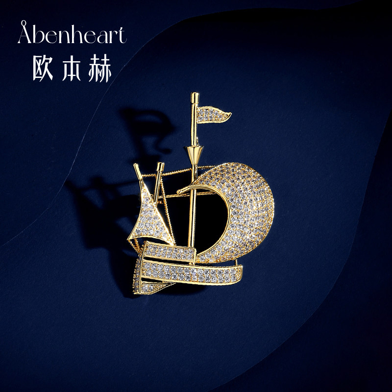 Abenheart欧式复古风胸针高级感