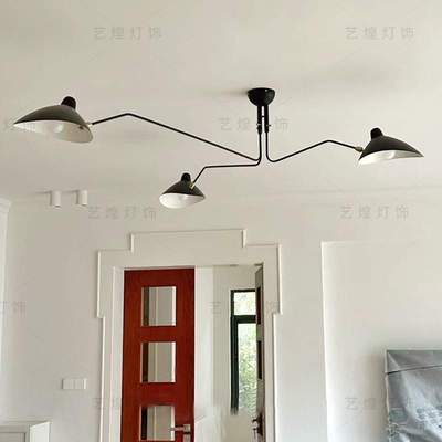 中古法式SergeMouille北欧客厅吊灯张牙舞爪卧室主灯设计师鸭嘴灯