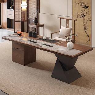 实办公木室沙发几茶茶台一式宋式美学去客厅化罗汉床DA555体茶桌