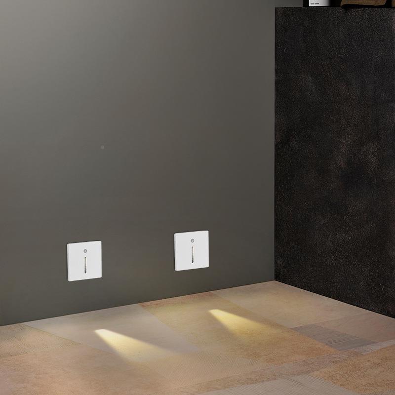 led灯地灯8THB6盒灯通用感脚应走廊过道脚楼梯灯阶梯阶墙角网台红