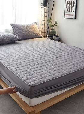 棉床笠单件棉加厚席梦思纯床垫保KOM护罩防滑固定床夹套乳床罩胶
