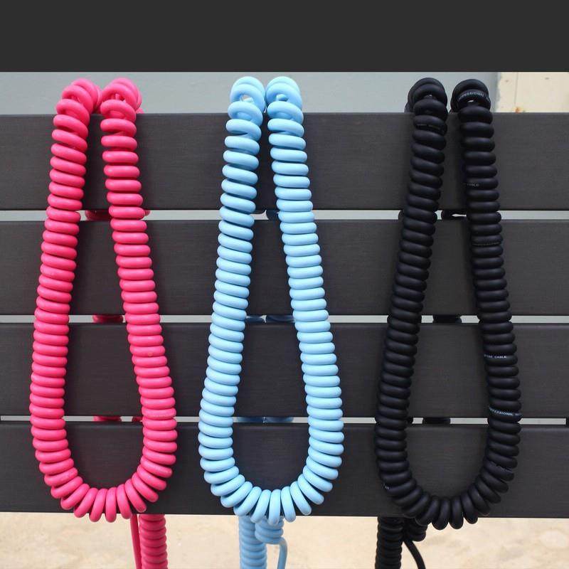 GUSG线RB电K吉他音箱降噪线电话线拉伸吉他连接簧线乐弹器屏蔽线