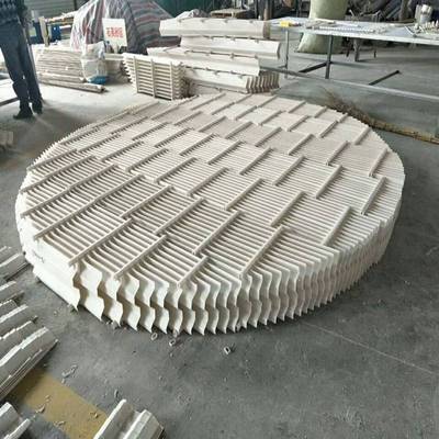 脱硫喷PP聚丙烯除雾器玻璃钢S型C型除沫器旋流板带钩折流板叶片式