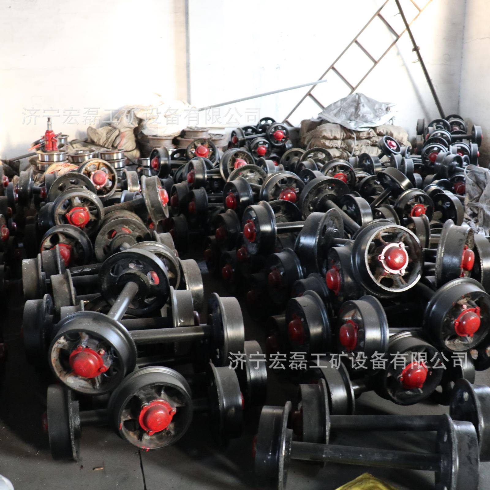 铁路尘LS627-1矿车轮对900轨距铸钢火车轮对防钢轨轮轨铁道铸导向