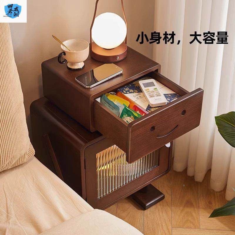 实木床柜机人柜厅儿童床头柜卧室器收纳柜床边储YBT物柜客头边柜,住宅家具,其它柜类,淘宝优惠券,粉丝福利购,淘宝优惠卷