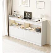 色新缝款 卧室床353尾一体靠墙收纳床边柜夹墙边长条储物灰床柜头