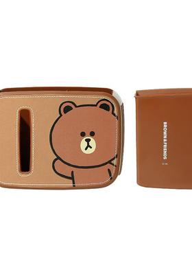 车载纸巾挂汽车抽纸车车内装饰用品大全女可爱上收PTJ纳盒式车用