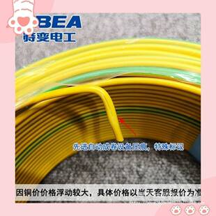 德阳特变电电线BV1..工52546平方国VLG标单芯硬线家装电线特变