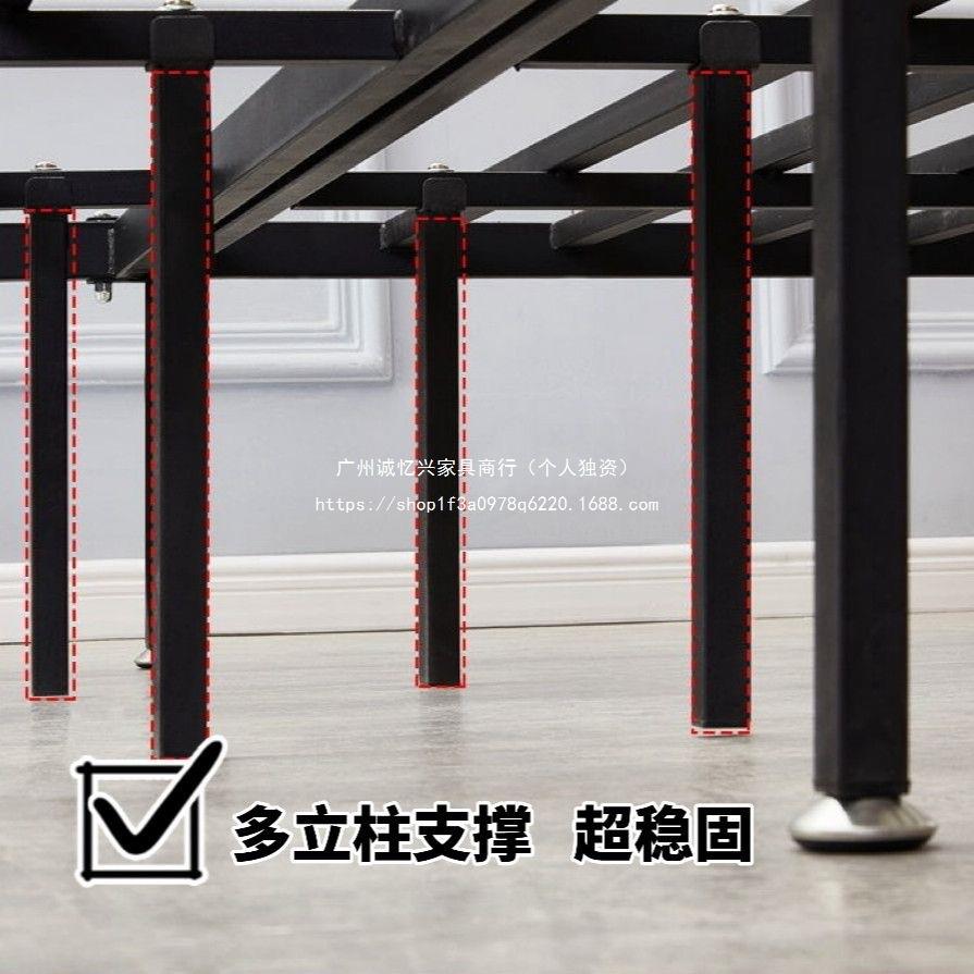铁艺床欧儿公童公主床卧室铁架钢床艺出租房寓双人床式简咨询客服