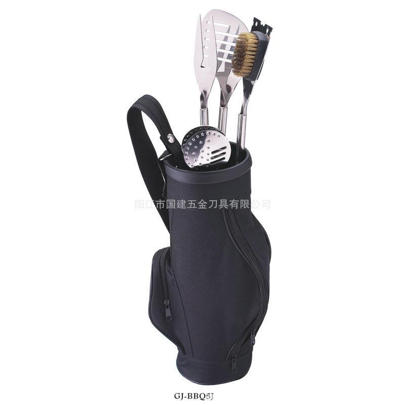 烤件套不锈钢套装具便携式GJ-BBQ5JBBQ烧工具烤套装4户外野餐烧烤