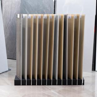 石材品插架瓷砖展示石架岩大理木纹样砖色板架木板地板展213架落
