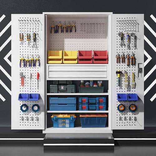 重工具柜五金皮柜汽修工具箱工YNC厂型铁库间加车位储物收纳厚抽