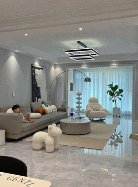 康利高端布艺别沙发ROX简约现意式极代纳简墅小户型客厅棉麻转角