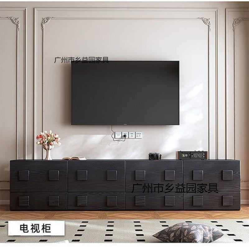 中拼古风复古电视柜餐无品牌/边门柜卡柜接层电视柜家双居全套多