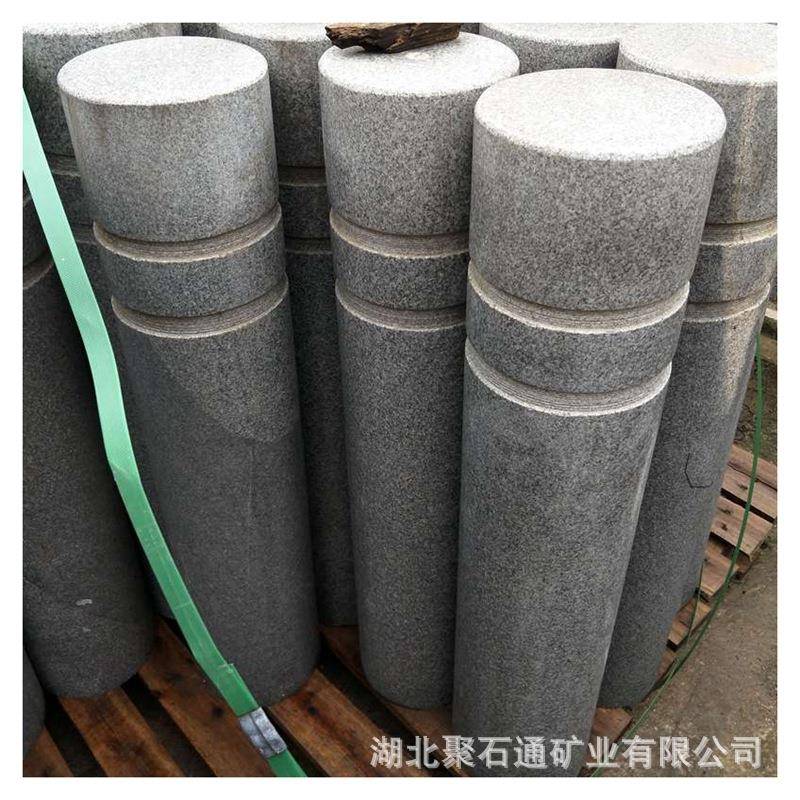 花岗岩路障石球无品牌/公厂广场挡车球止车柱园白石墩家芝麻石柱