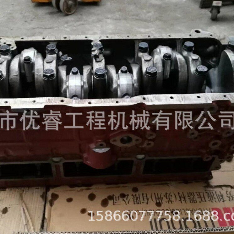 工程机械配件 五十铃6BG1发动机缸体 6BG1发动机中缸
