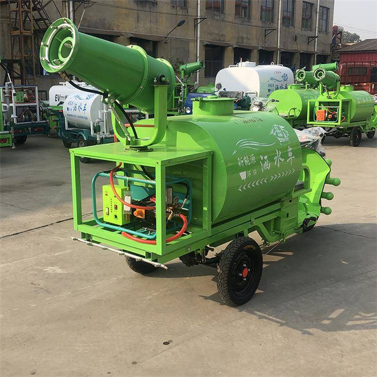 小型轮电动水洒建三筑工地车新能源IKJ雾炮喷水车1.5方降尘环卫车