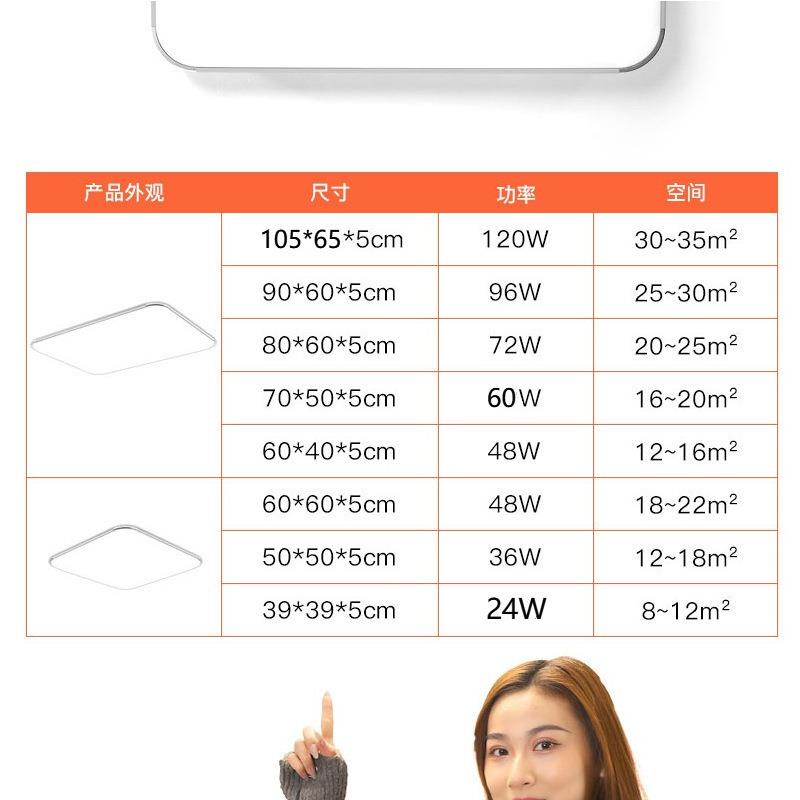 家用客厅灯现代简约大气吸顶灯具套餐卧室2025年新款中山主灯组