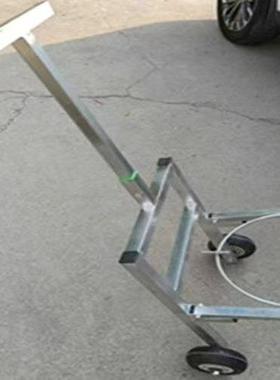 工水泥瓷推车瓦工BWF地工具折便携抬砂浆砖胶手推车家叠用倒水小