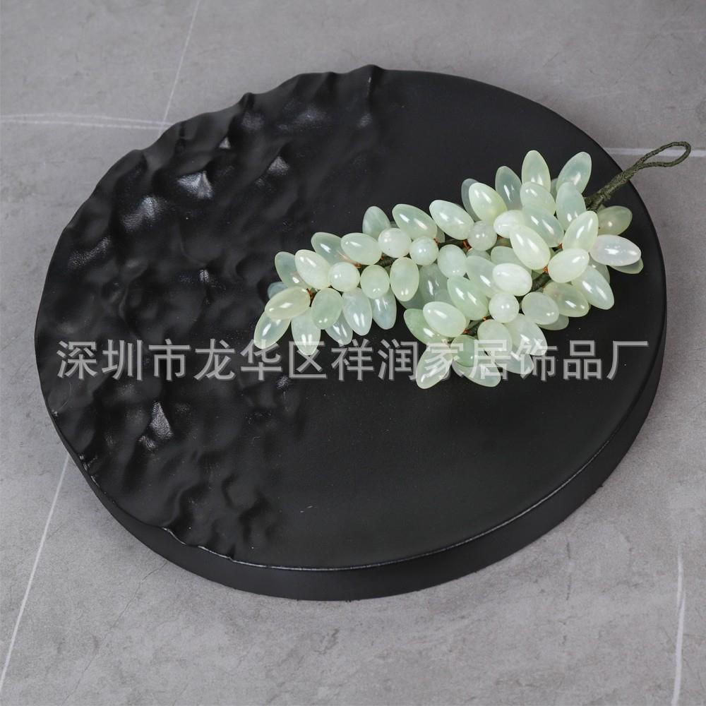 脉现水代极PKT简样板房波纹山树脂托盘摆软件售楼部果盘果娄装饰