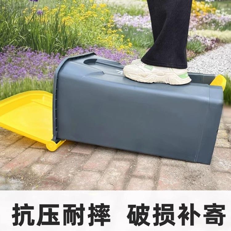 脚踏式院F959HHHM大垃圾桶带盖脚户外大踩号子庭厨房家用商用室外