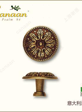 C型naan迦南原装意GZQ拉大利进口拉手古典a欧式单孔圆手24479号