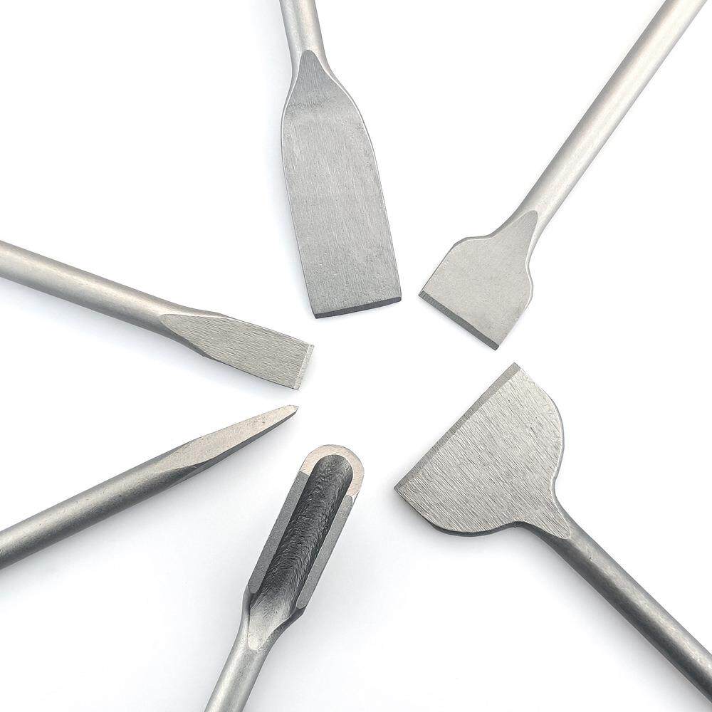 冲钻头方圆柄尖扁击凿镐坑钎电镐头U型凿子开槽SIG穿墙钻五凿6PC