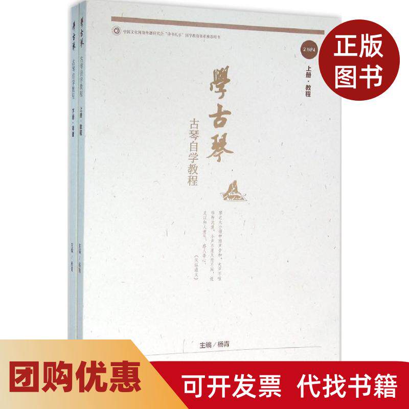 【正版书籍】学古琴古琴自学教程杨青人民音乐出版社