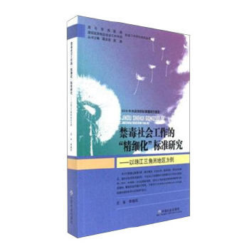 【正版书籍】禁毒社会工作的“精细化”标准研究:以珠江三角洲地区为例李晓凤中国社会出版社