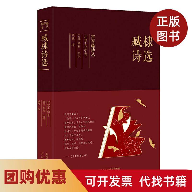 【正版书籍】臧棣诗选臧棣太白文艺出版社,书籍/杂志/报纸,中国现当代诗歌,淘宝优惠券,粉丝福利购,淘宝优惠卷
